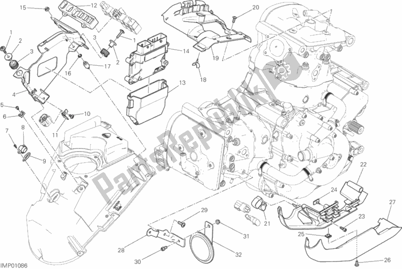 Toutes les pièces pour le Unité De Contrôle Moteur du Ducati Monster 821 Thailand 2019